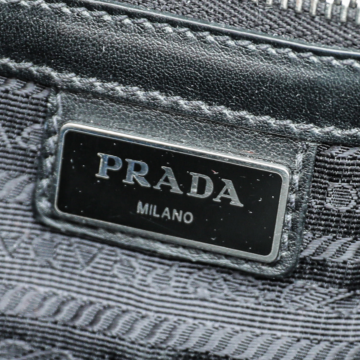 Prada Navy Briefcase Bag