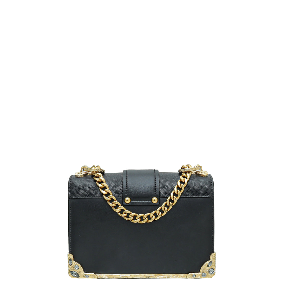 Prada Black Cahier Shoulder Bag