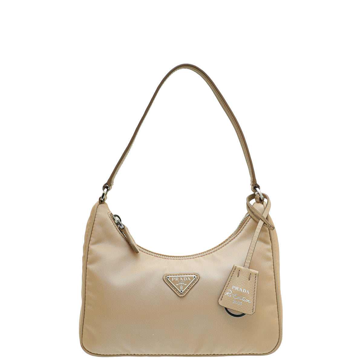 Prada Beige Re-Nylon Re-Edition 2005 Mini Bag