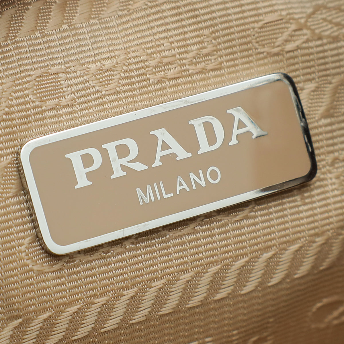 Prada Beige Re-Nylon Re-Edition 2005 Mini Bag