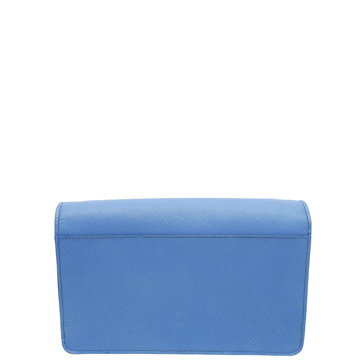 Prada Blue Lux Wallet on Strap