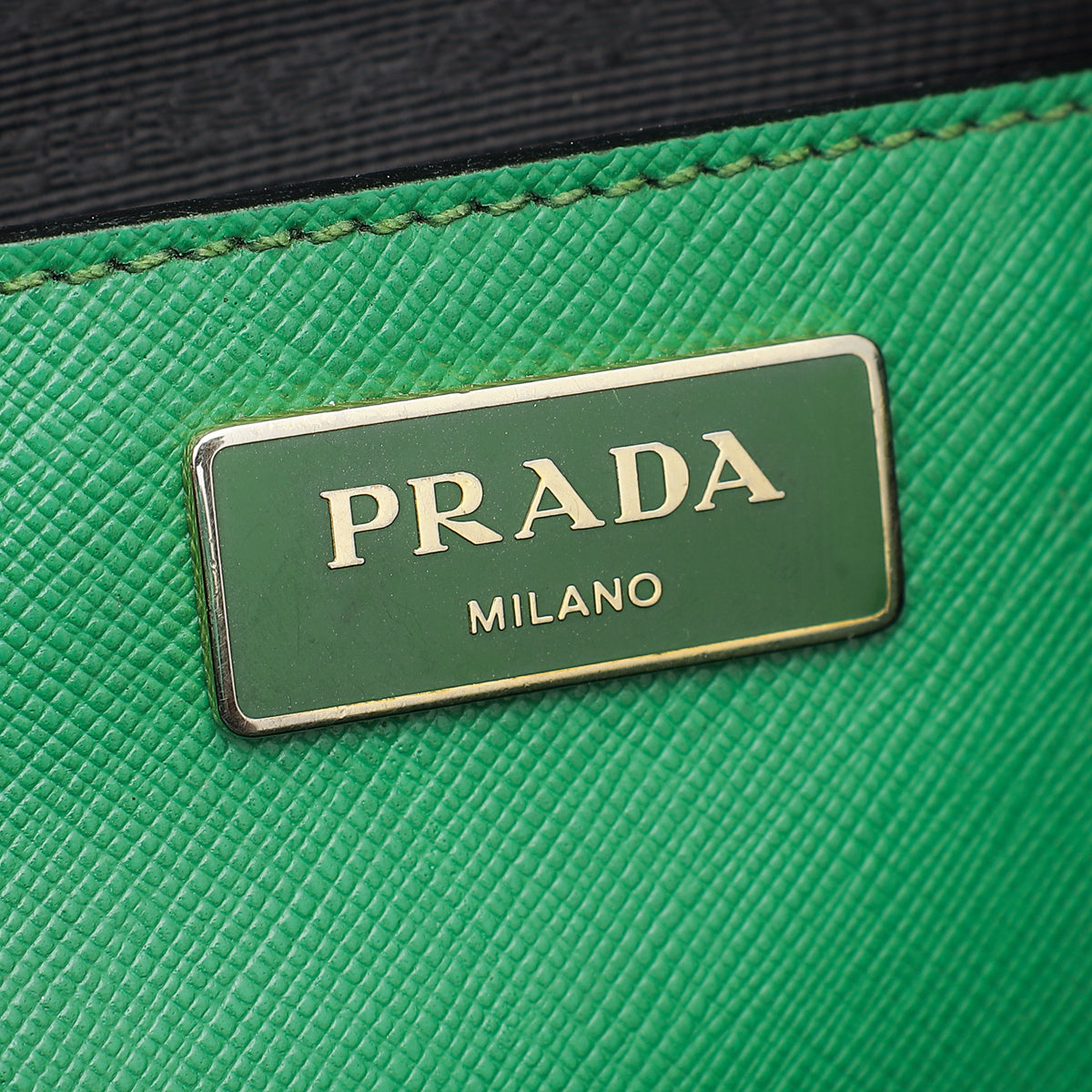 Prada Green Lux Galleria Large Tote Bag