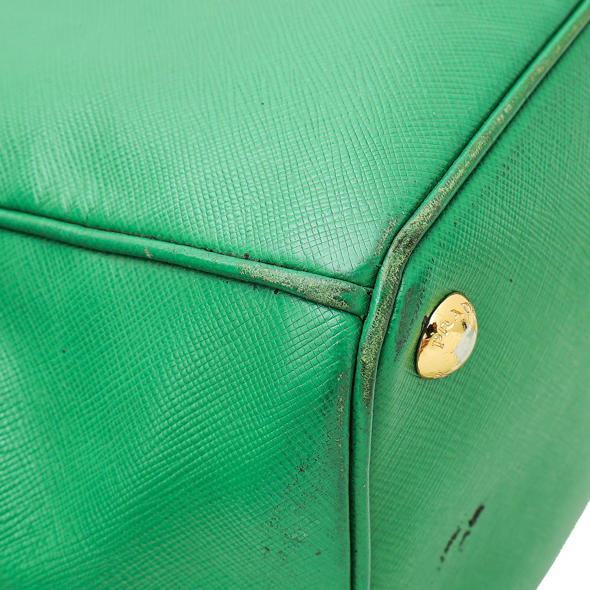 Prada Green Lux Galleria Large Tote Bag