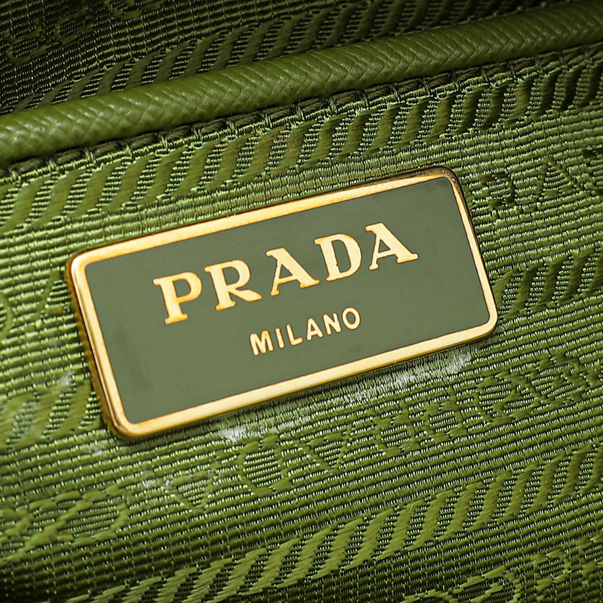 Prada Apple Green Lux Promenade Tote Large Bag