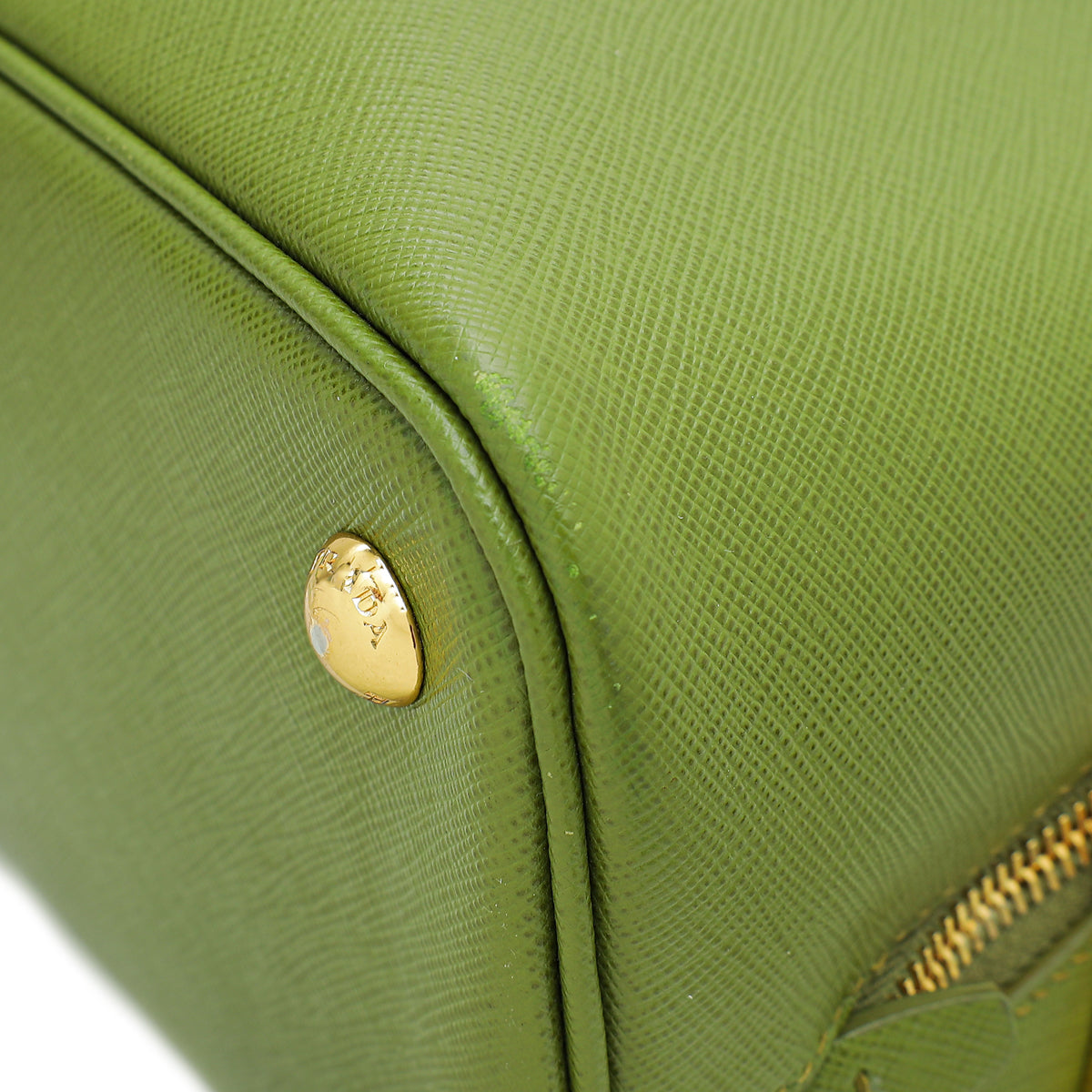 Prada Apple Green Lux Promenade Tote Large Bag