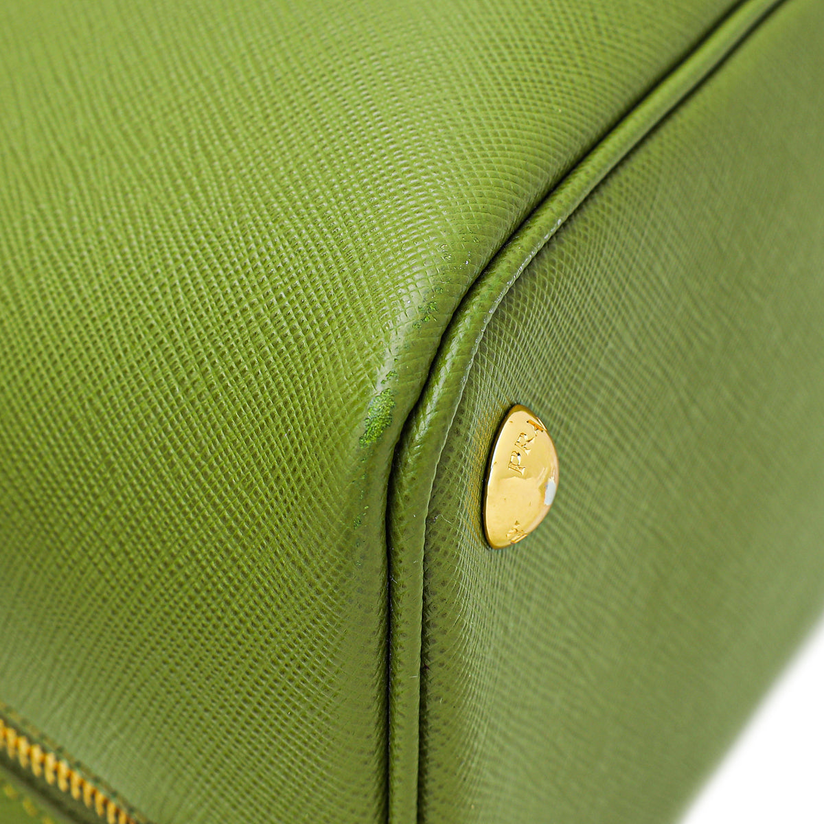 Prada Apple Green Lux Promenade Tote Large Bag