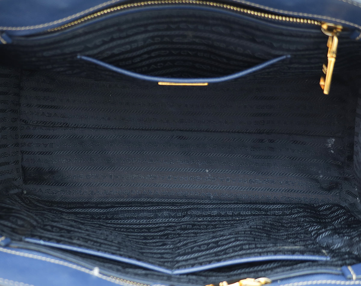 Prada Bicolor Lux Tote Medium Bag