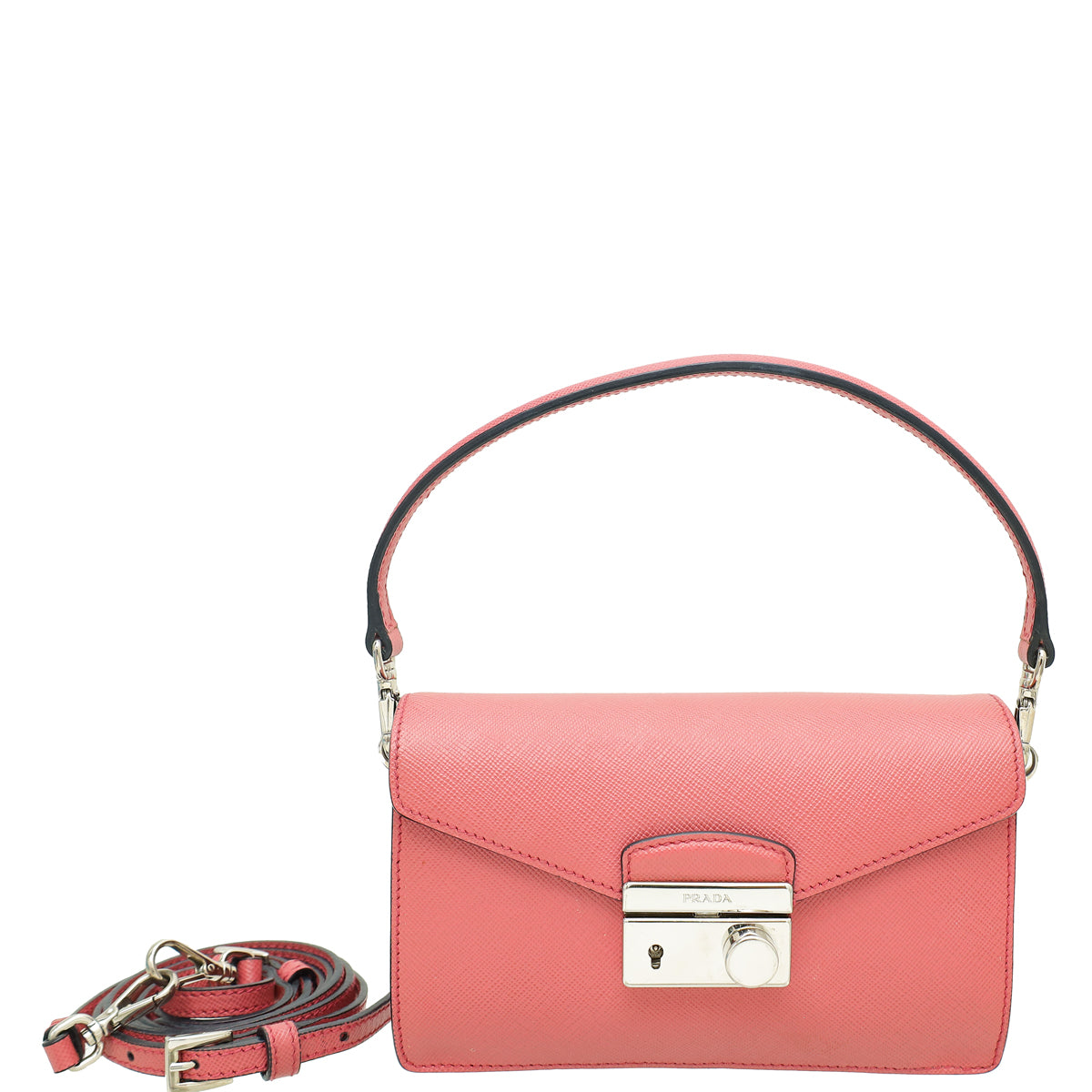 Prada Old Rose Mini Sound Crossbody Bag