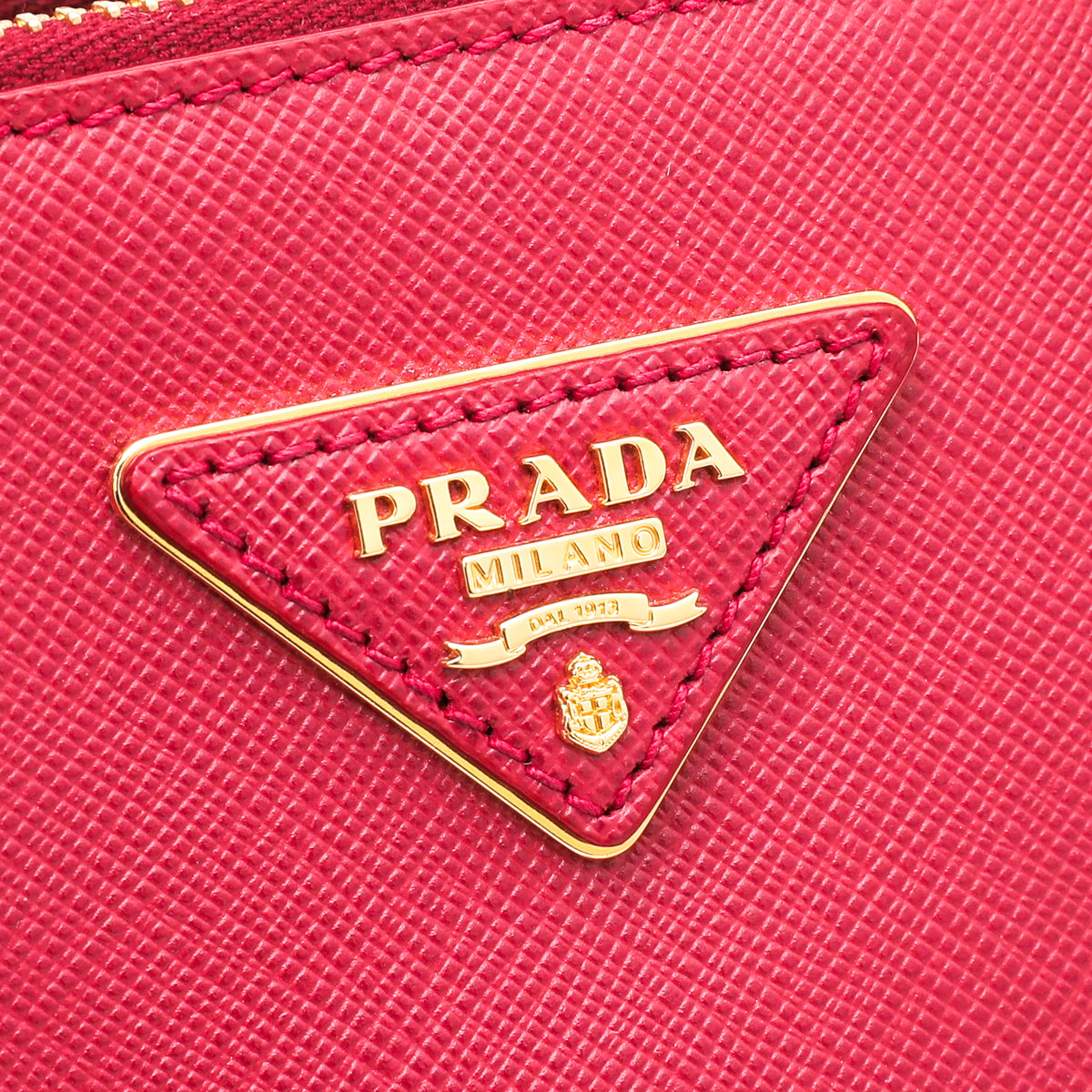 Prada Red Lux Galleria Small Tote Bag