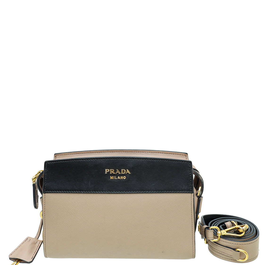 Prada Bicolor Esplanade Crossbody Bag