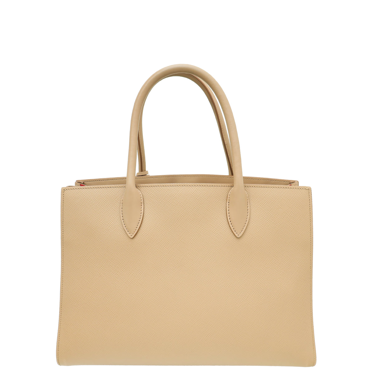 Prada Nude Cuir Tote Bag