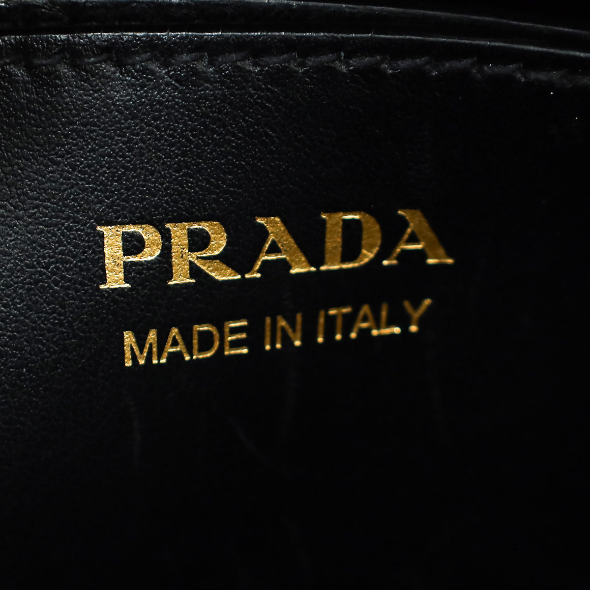 Prada Black Cuir Matinée Medium Bag