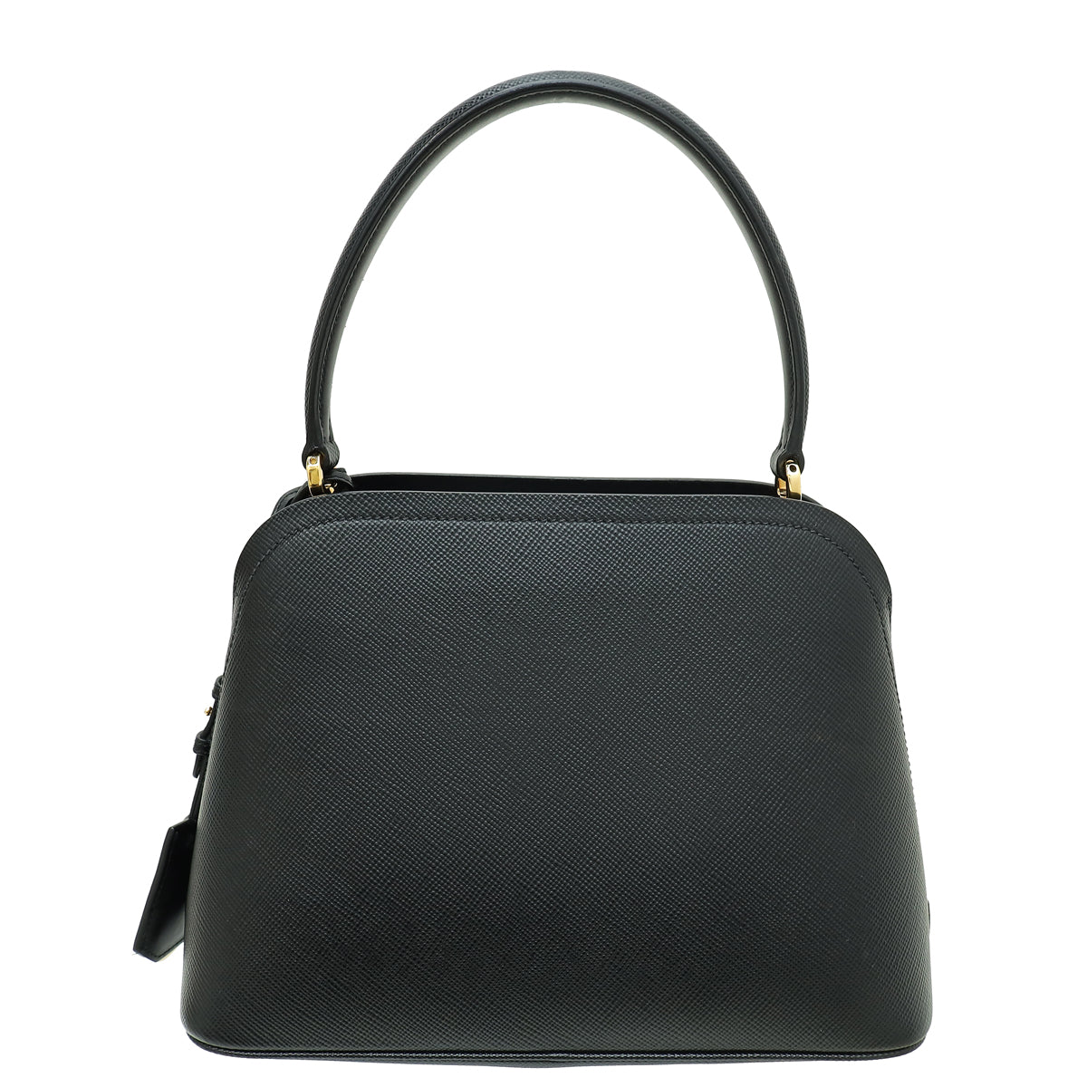 Prada Black Cuir Matinée Medium Bag