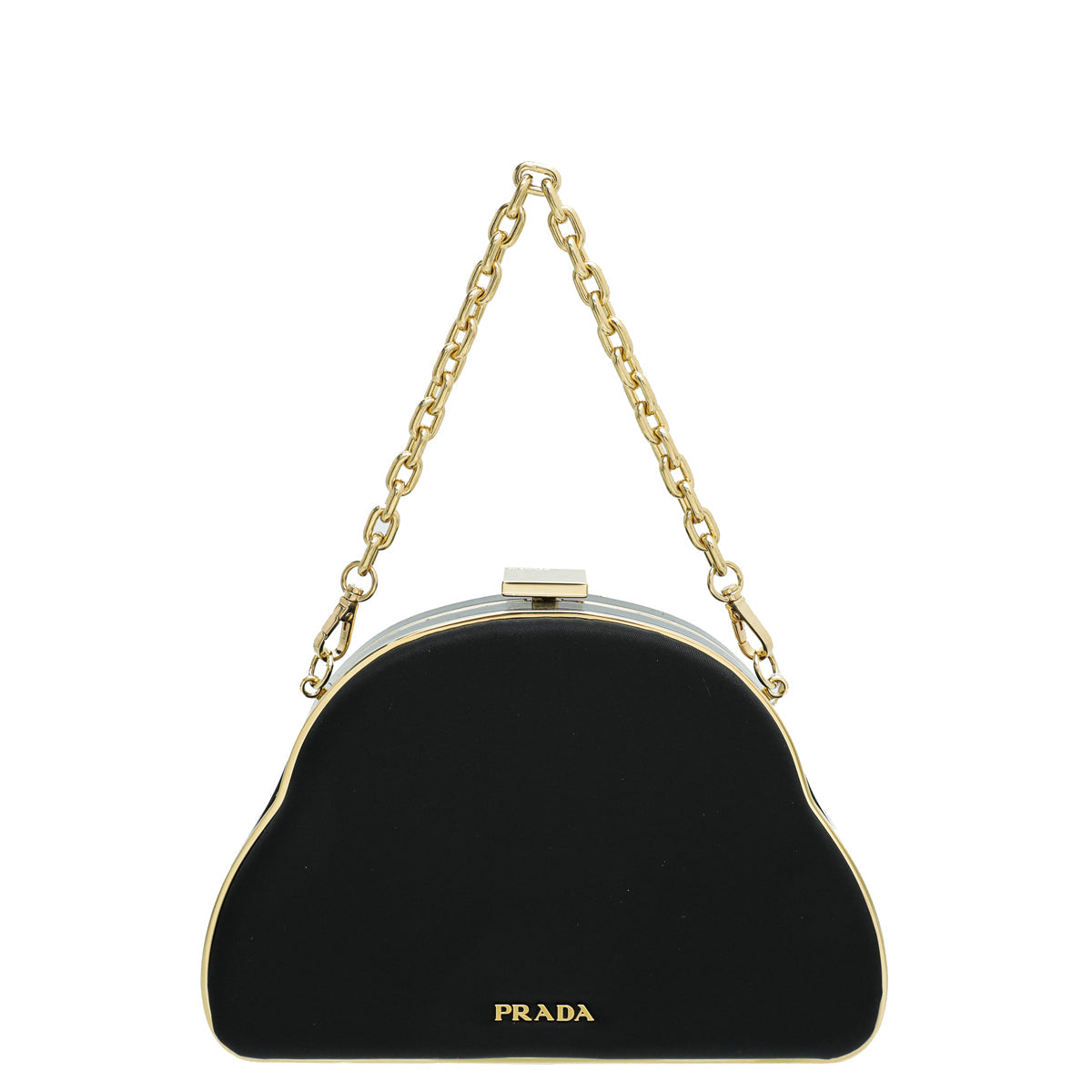 Prada Black Nylon Eclipse Tessuto Clutch