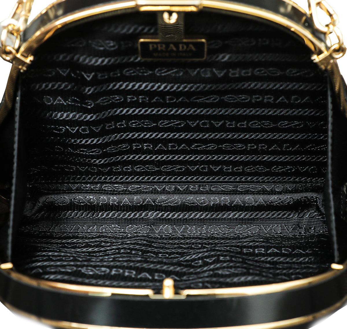 Prada Black Nylon Eclipse Tessuto Clutch