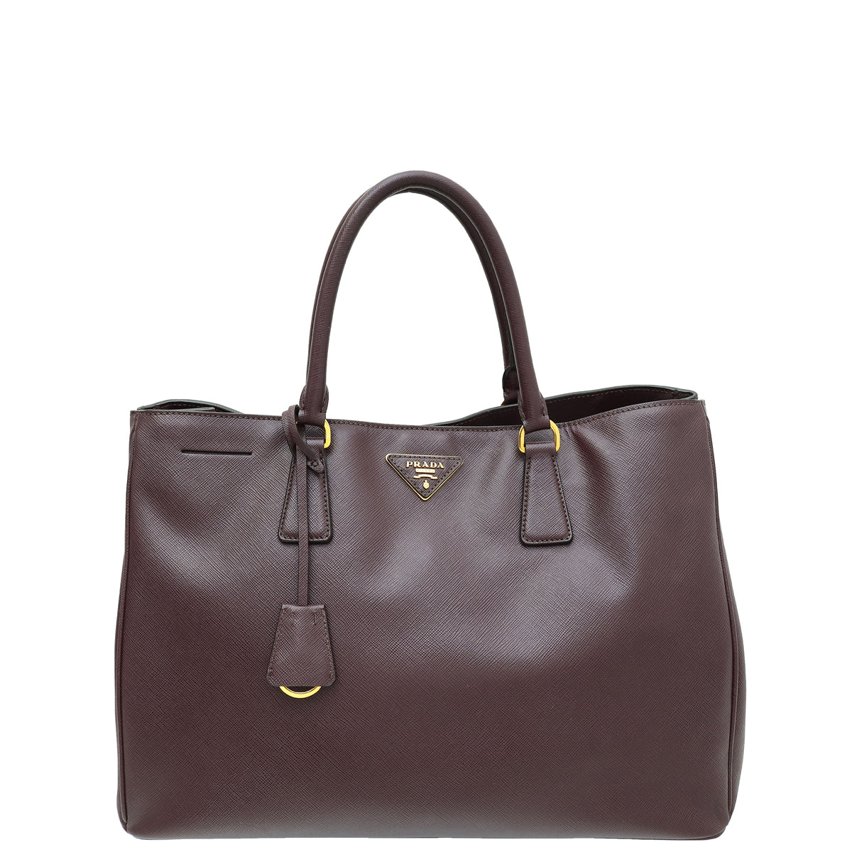 Prada Burgundy Lux Gardener's Tote Large Bag