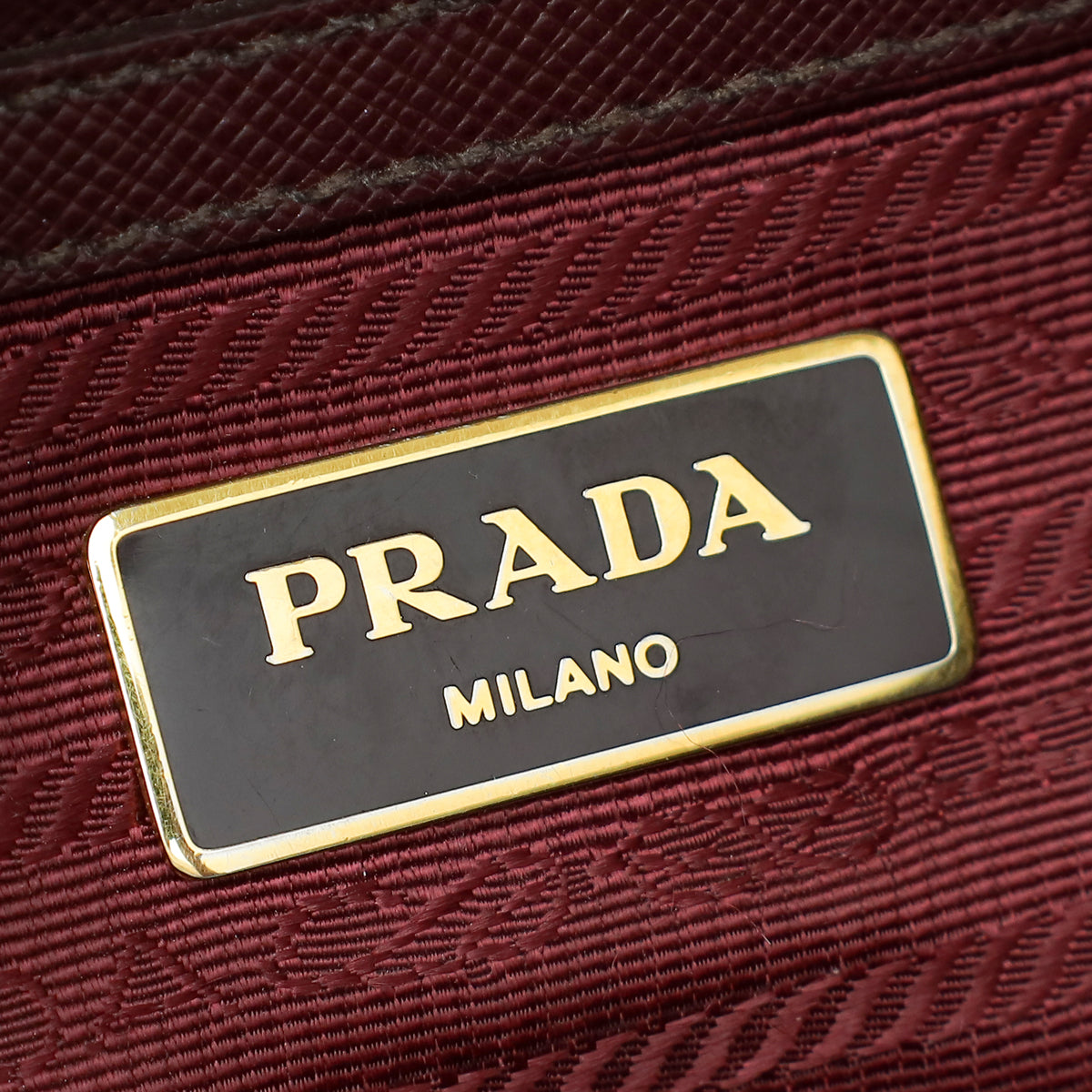 Prada Burgundy Lux Galleria Medium Bag