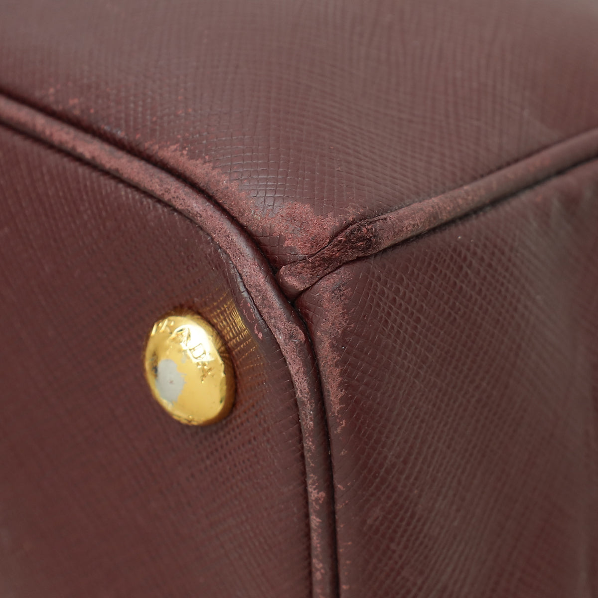 Prada Burgundy Lux Galleria Medium Bag