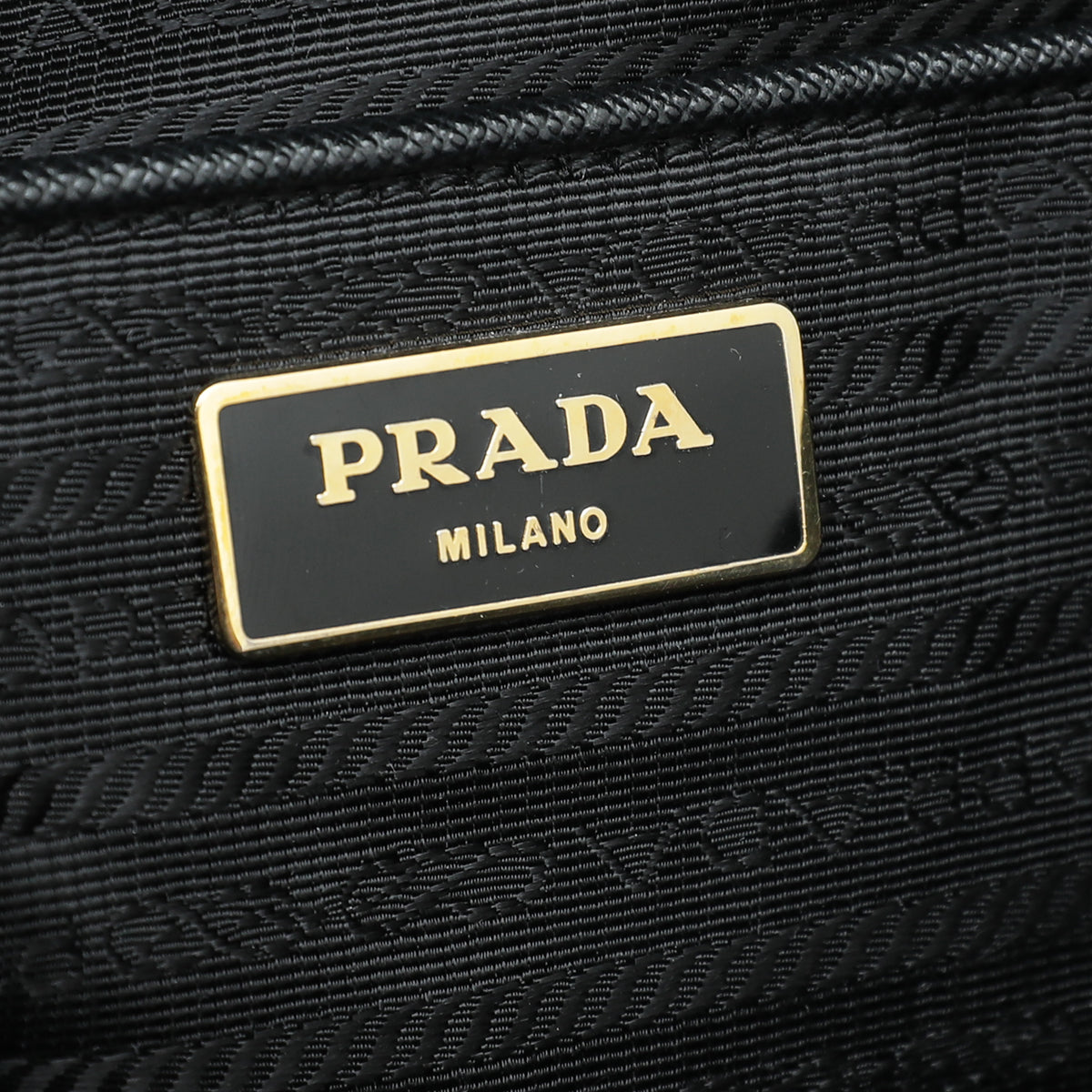 Prada Black Lux Promenade Large Bag