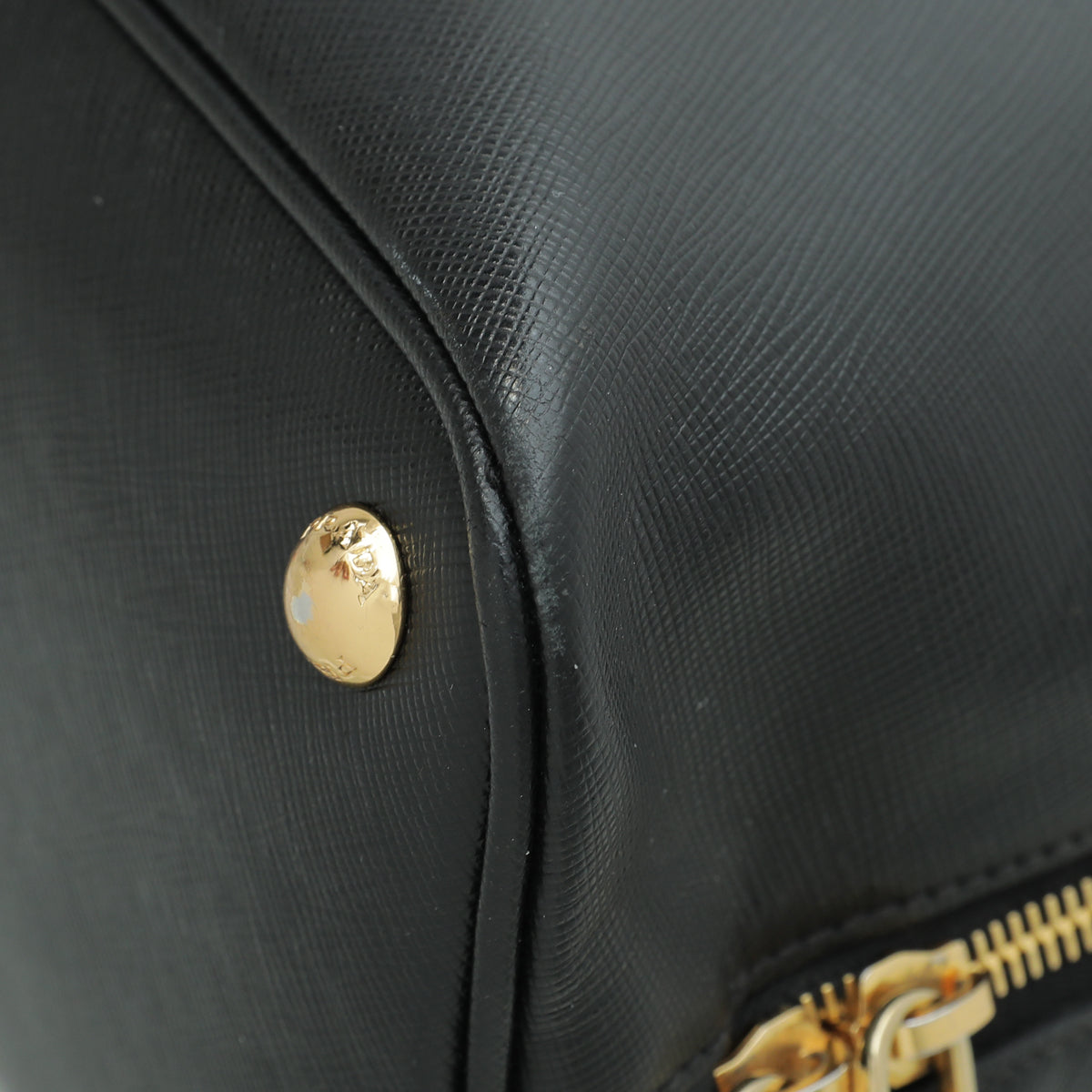 Prada Black Lux Promenade Large Bag