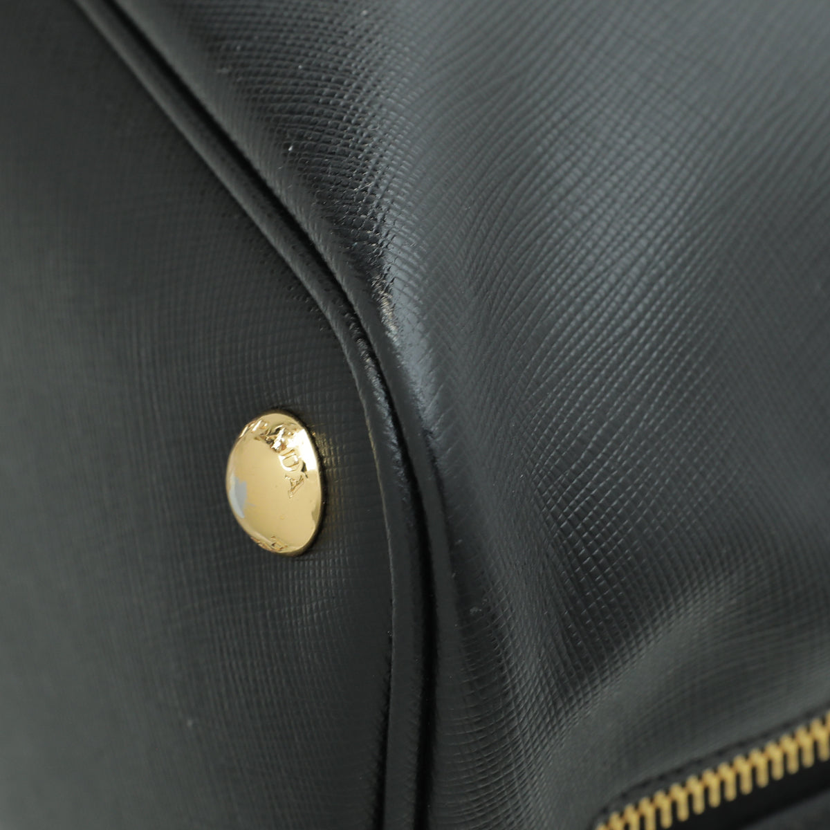 Prada Black Lux Promenade Large Bag