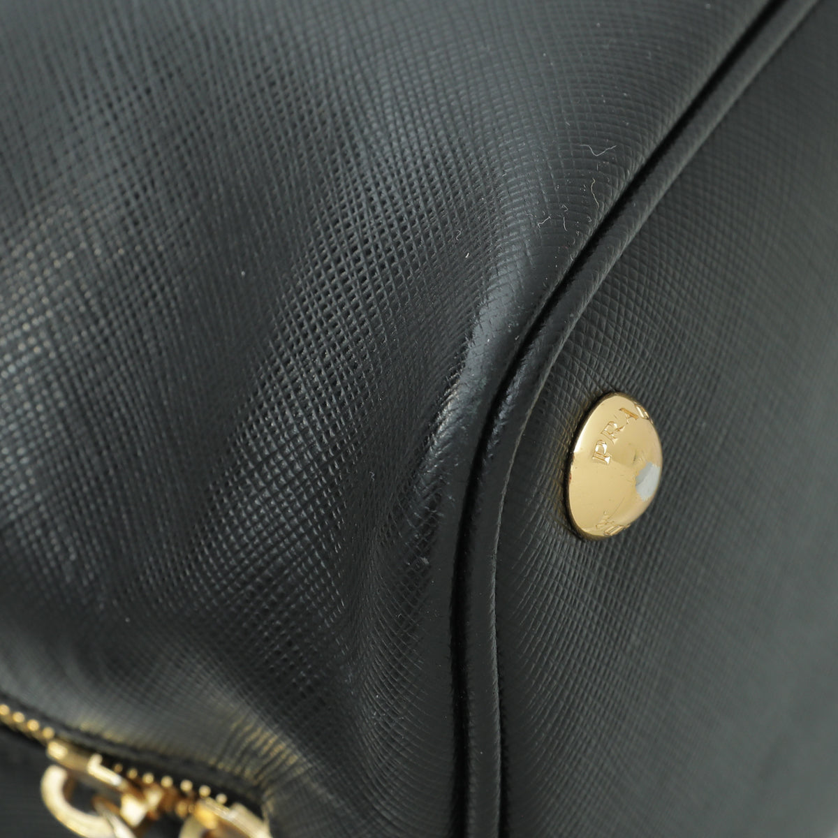 Prada Black Lux Promenade Large Bag