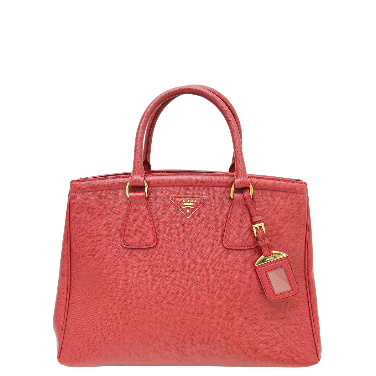 Prada Red Lux Parabole Large Bag