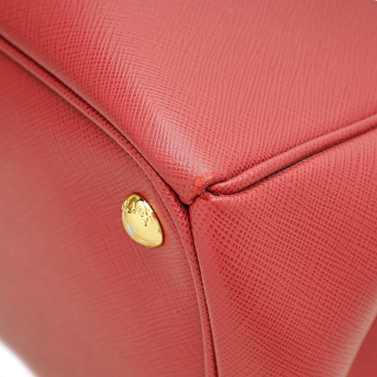 Prada Red Lux Parabole Large Bag