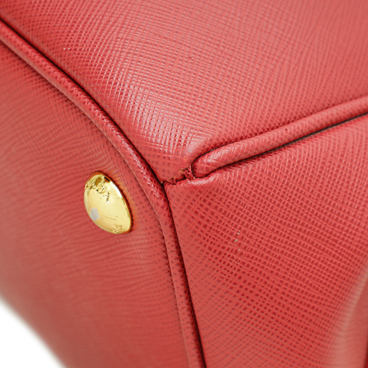 Prada Red Lux Parabole Large Bag