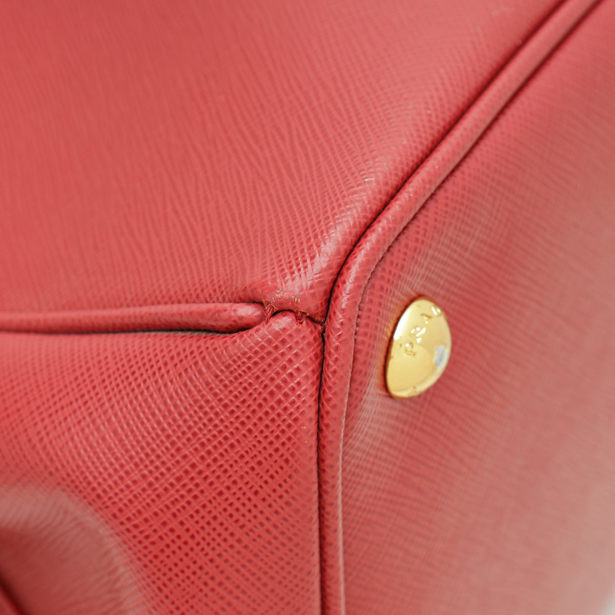 Prada Red Lux Parabole Large Bag