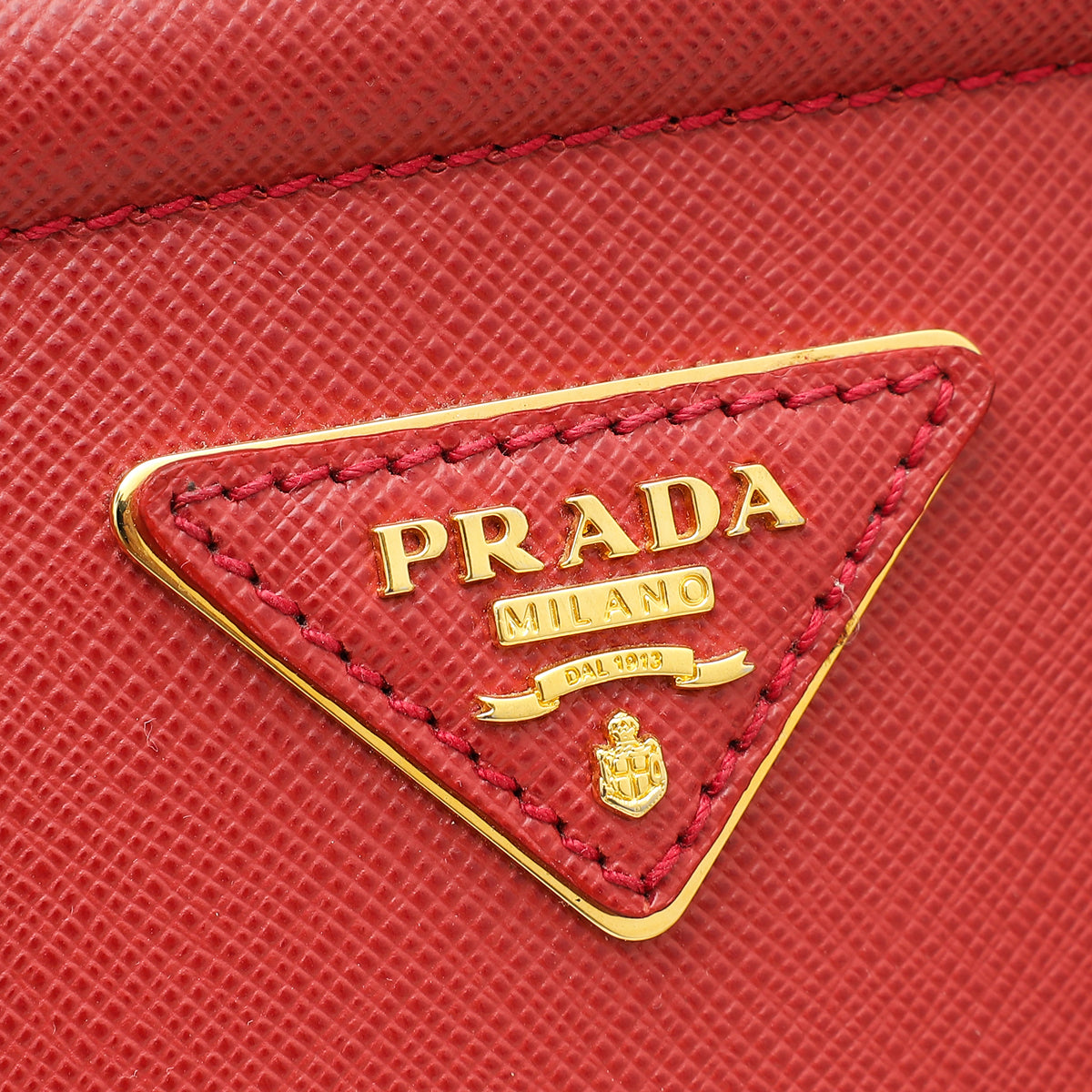 Prada Red Lux Parabole Large Bag