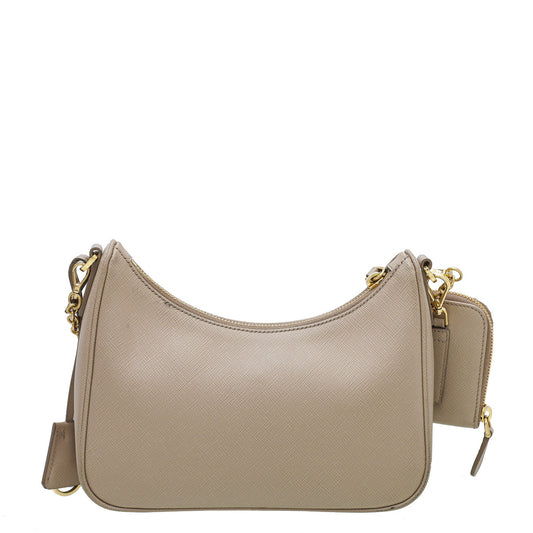 Prada Cameo Beige Re-Edition 2005 Bag