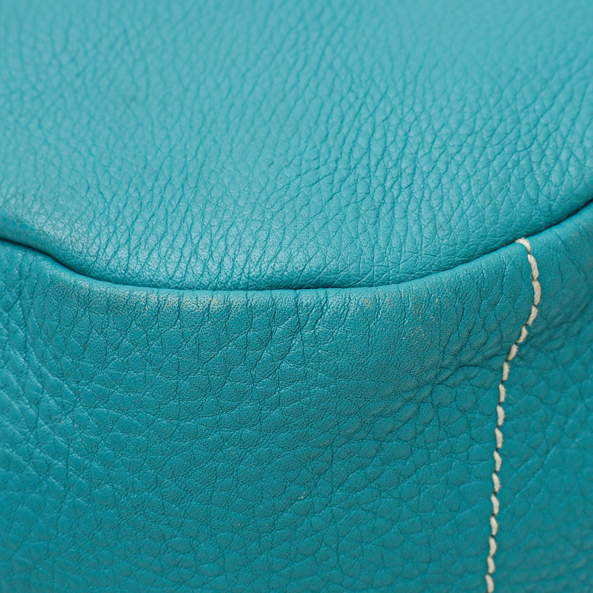 Prada Teal Vitello Daino Hobo Bag