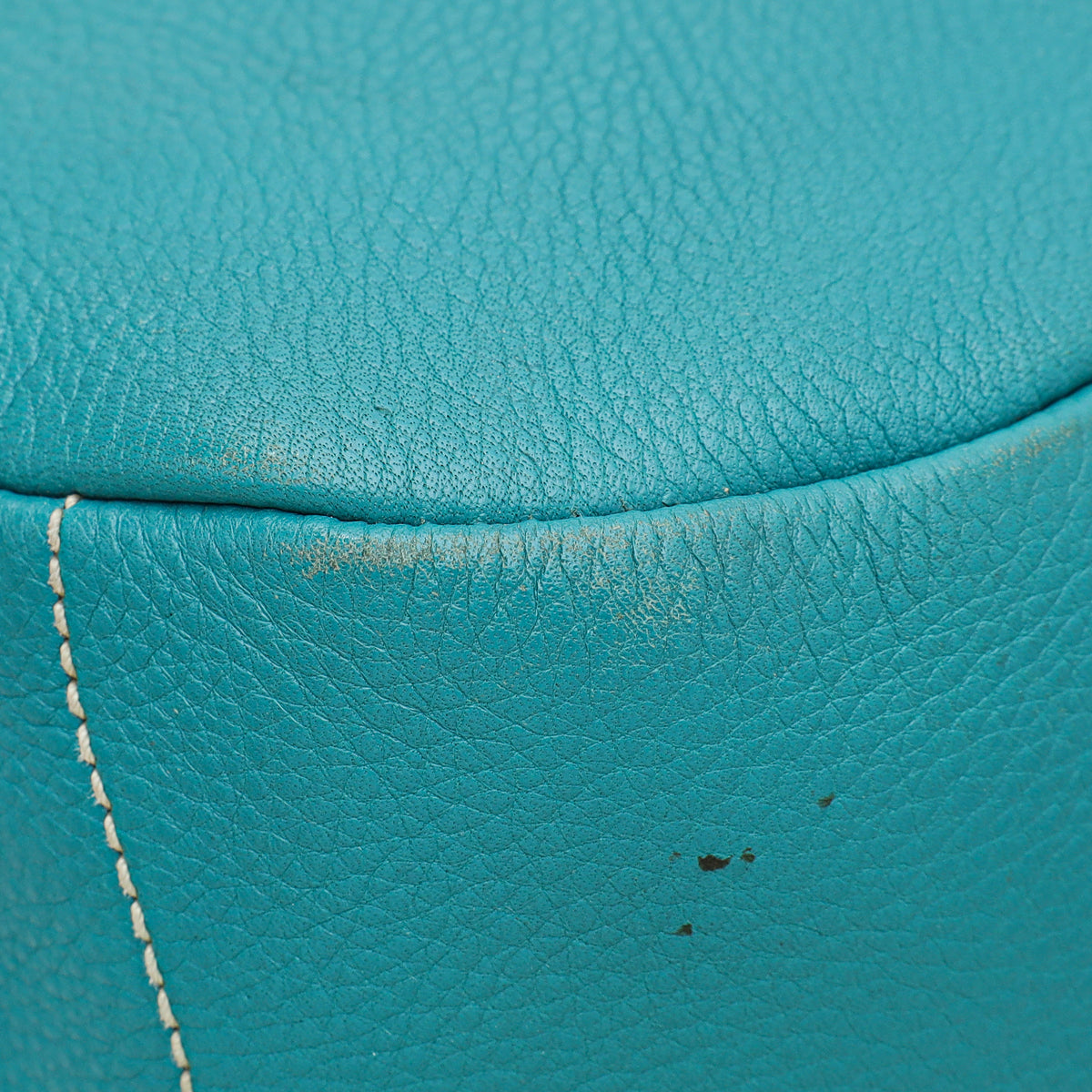 Prada Teal Vitello Daino Hobo Bag