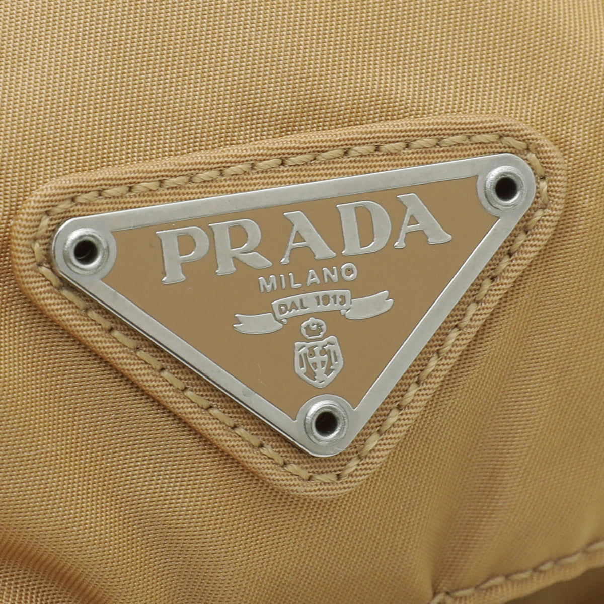 Prada Miele Vela Nylon Medium Backpack Bag