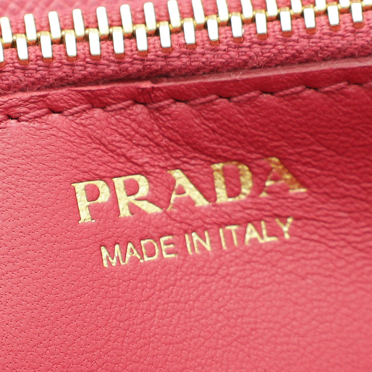 Prada Peonia Pink Lux Wallet on Chain