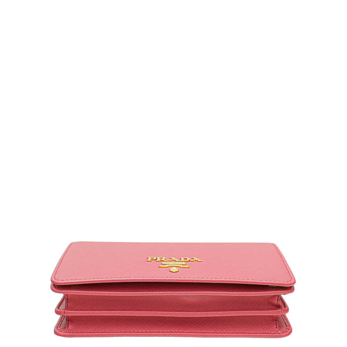 Prada Peonia Pink Lux Wallet on Chain