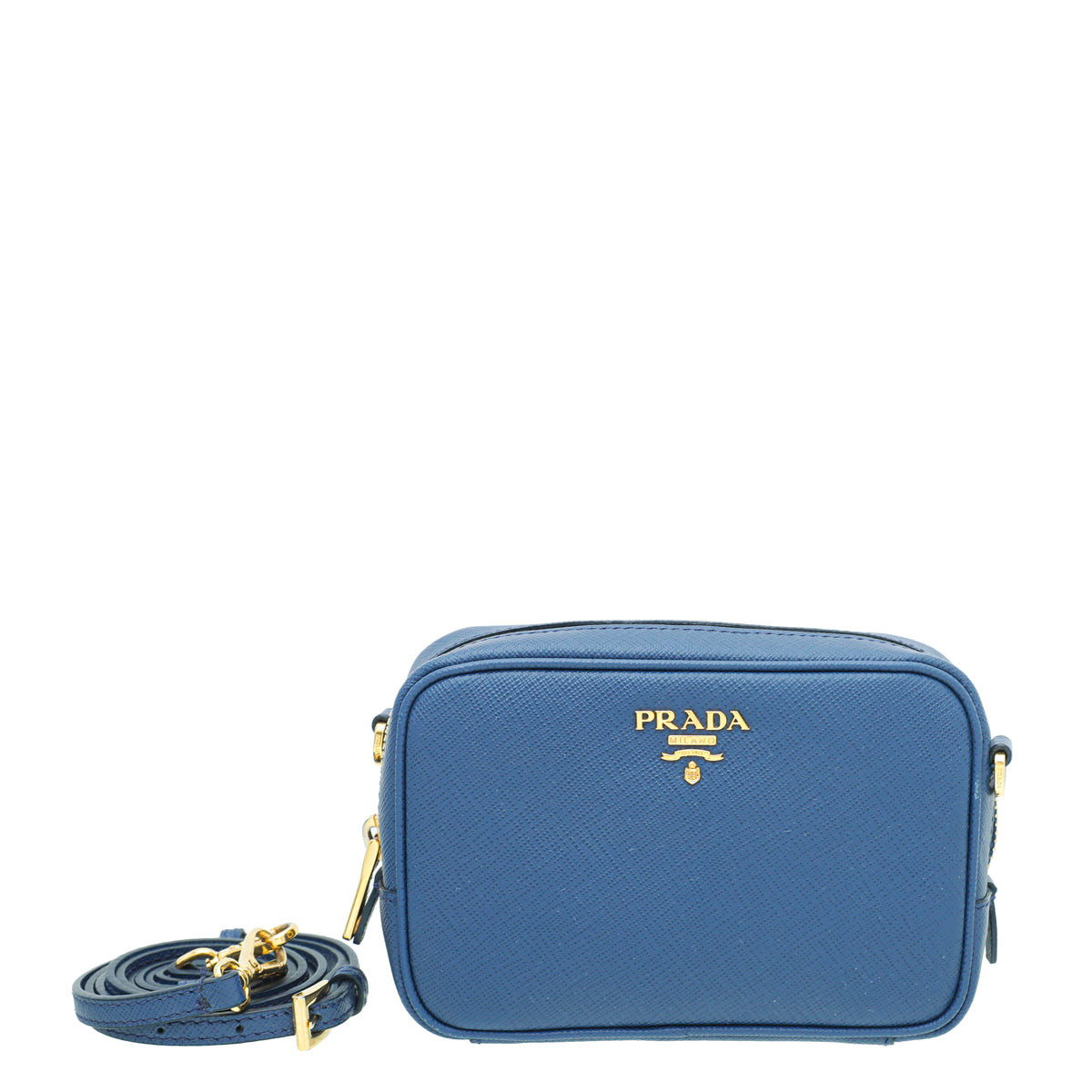 Prada Blue Mini Crossbody Bag