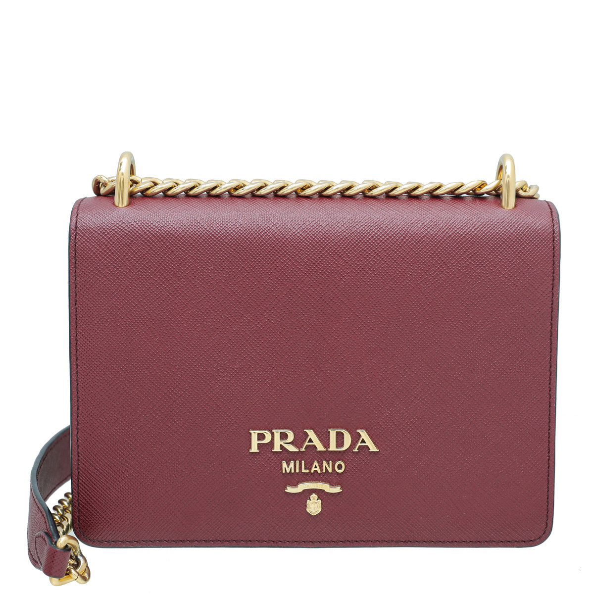 Prada Bicolor Chain Crossbody Bag