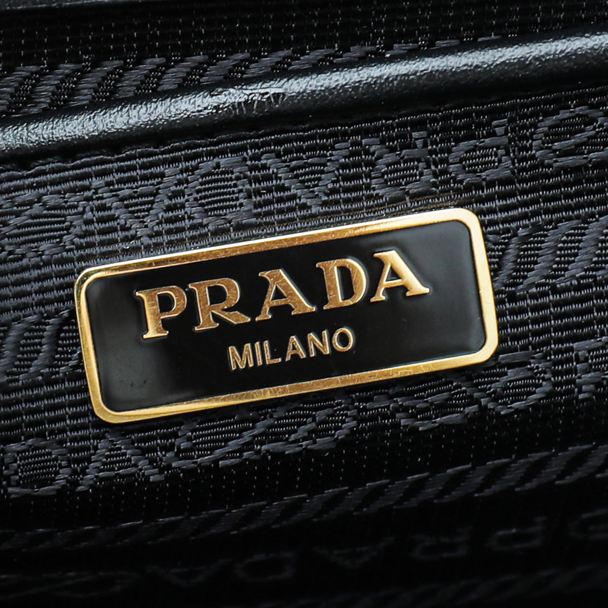 Prada Bicolor Chain Crossbody Bag