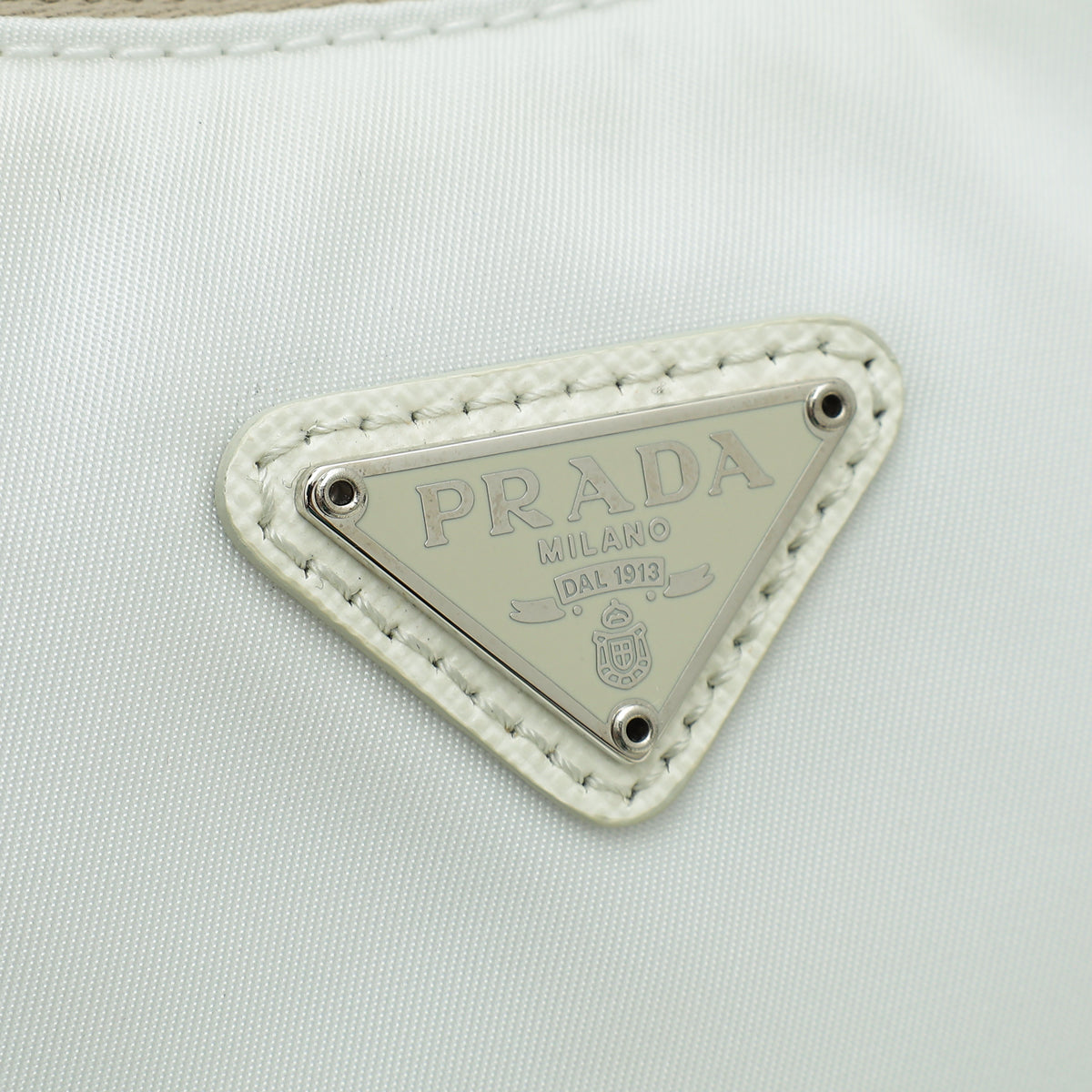 Prada Bianco Re-Nylon Tessuto Re-Edition 2005 Bag