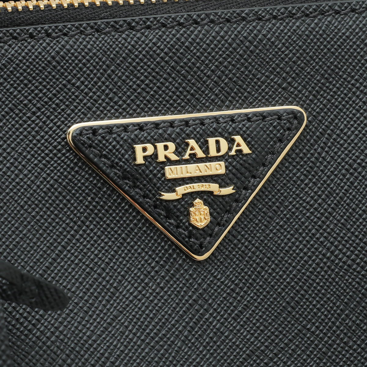 Prada Black Lux Galleria Tote Medium Bag