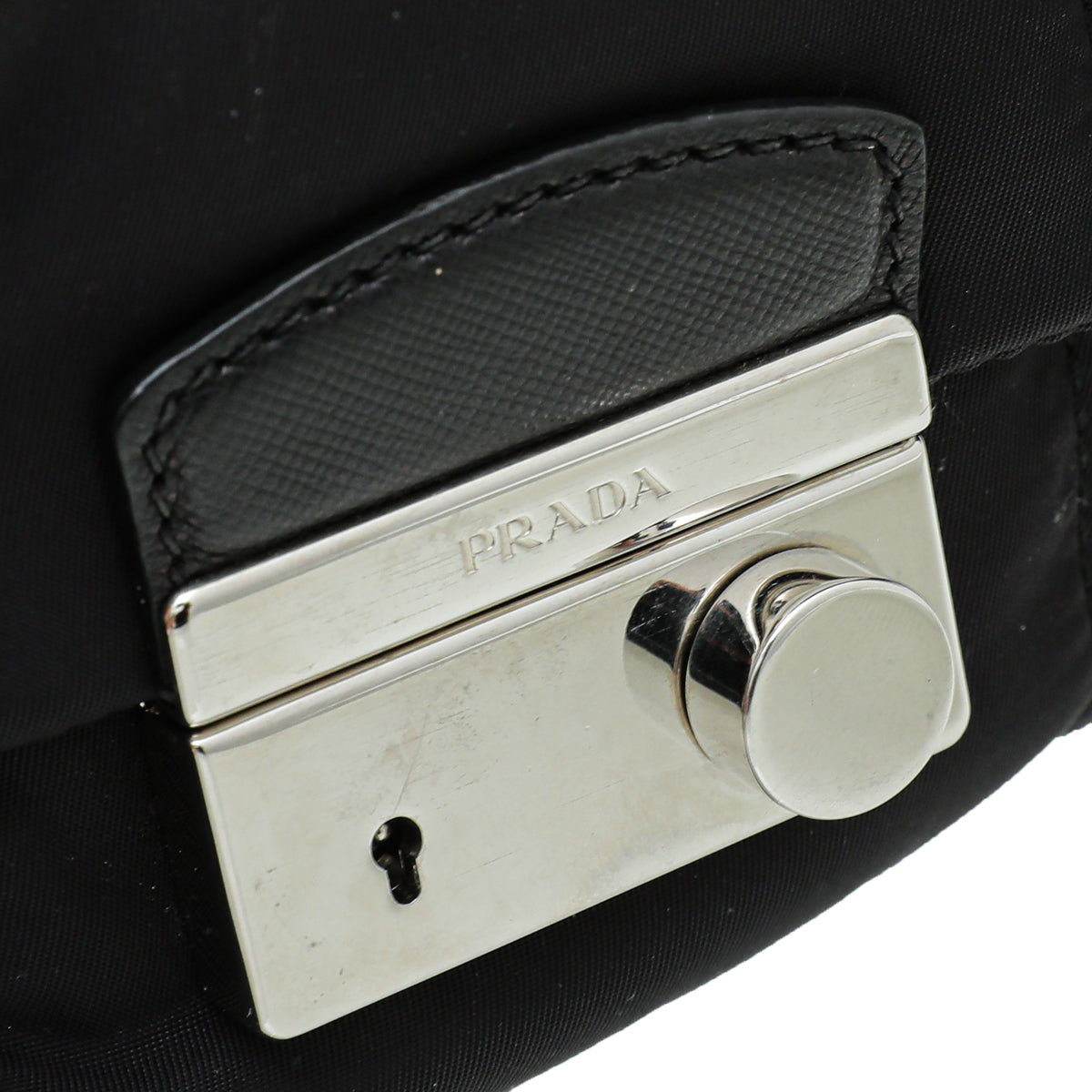 Prada Black Tessuto Bomber Crossbody Bag