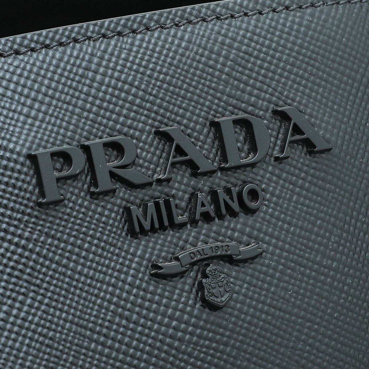 Prada Black Cuir Monochrome Medium Bag