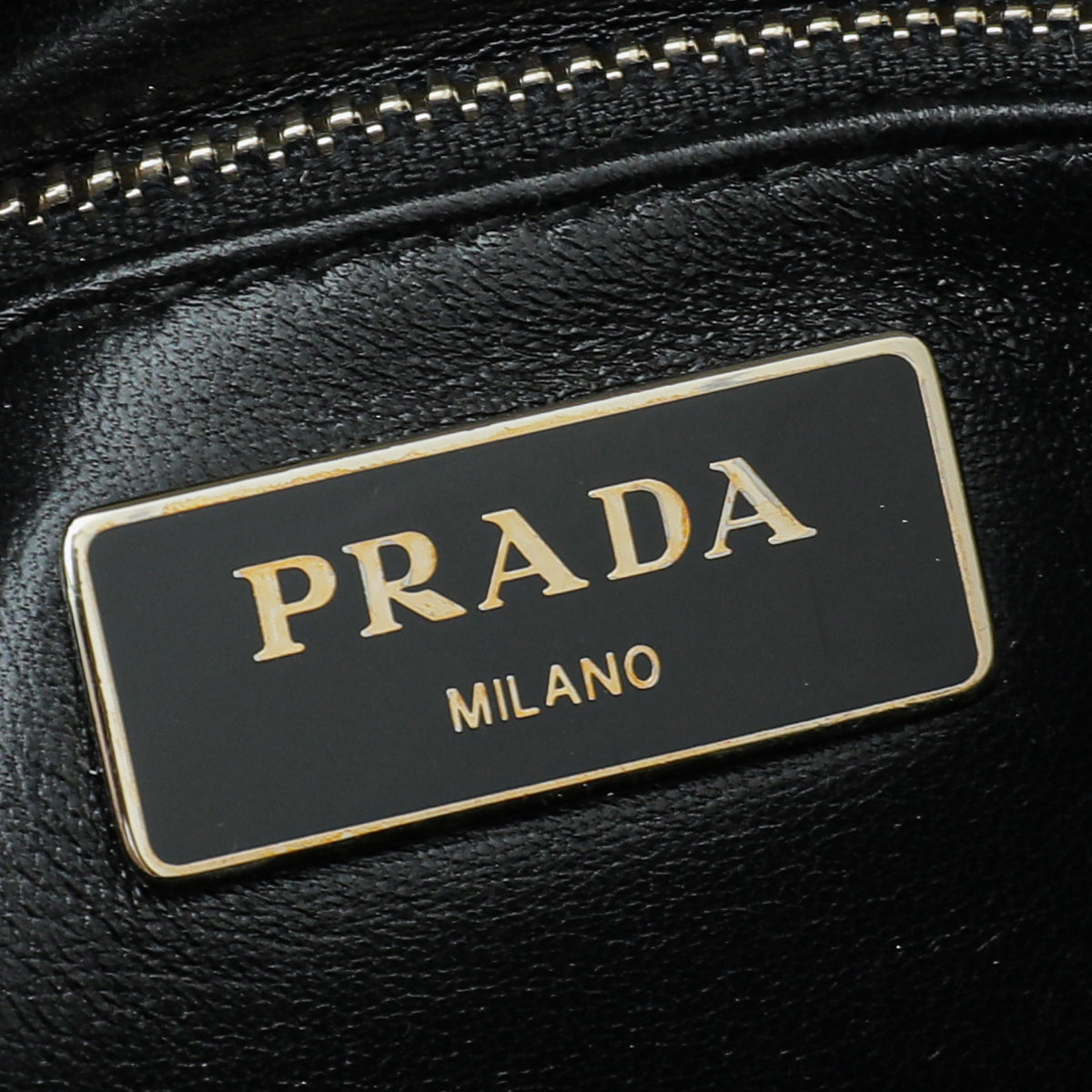 Prada Black System Nappa Patchwork Bag