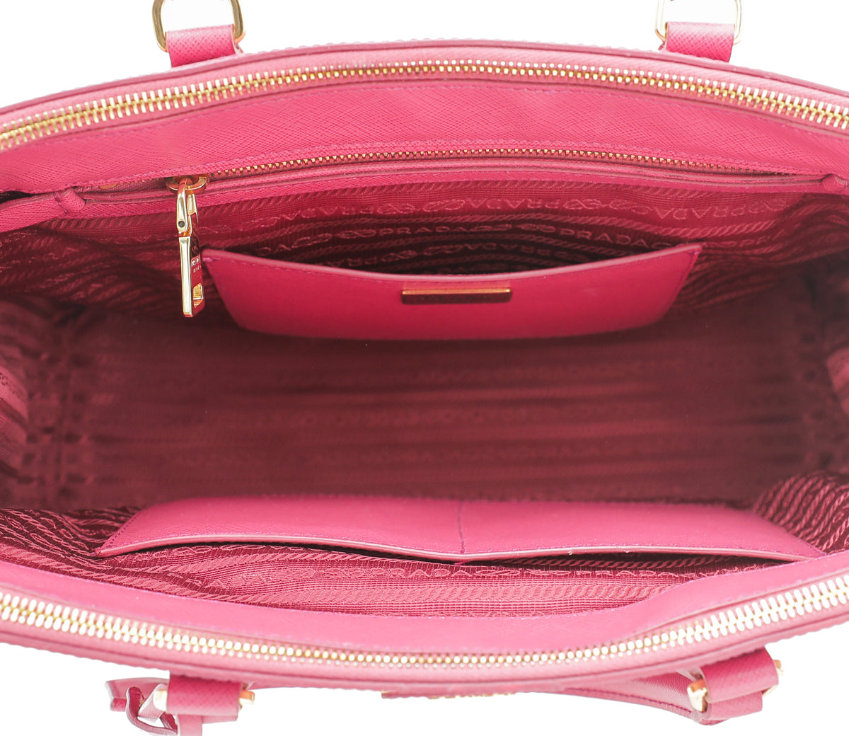 Prada Pink Lux Galleria Bag