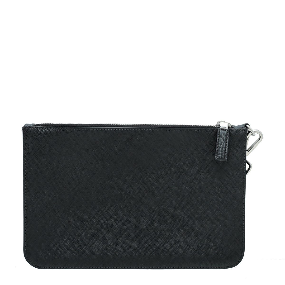 Prada Black Double Zipped Pouch