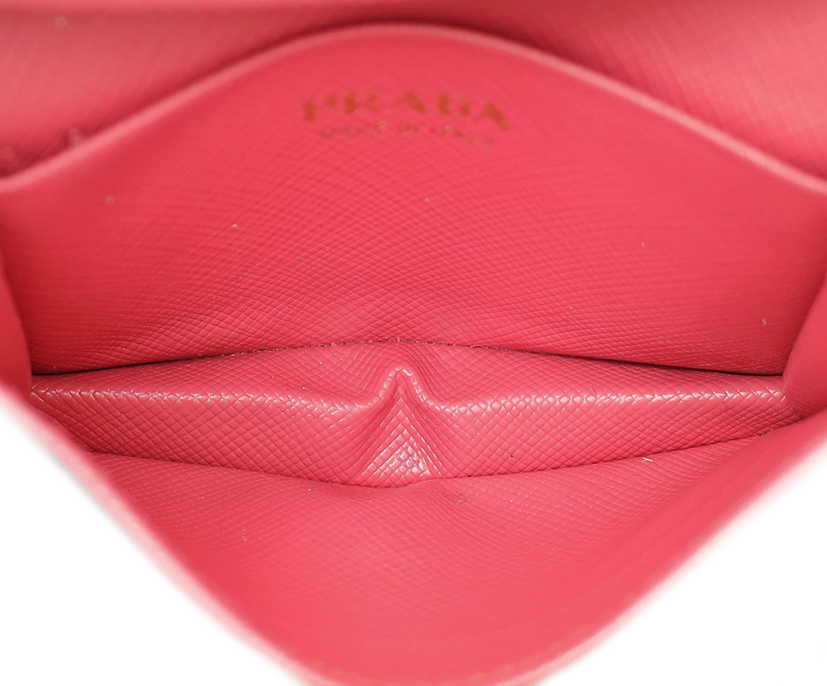 Prada Peonia Card Holder