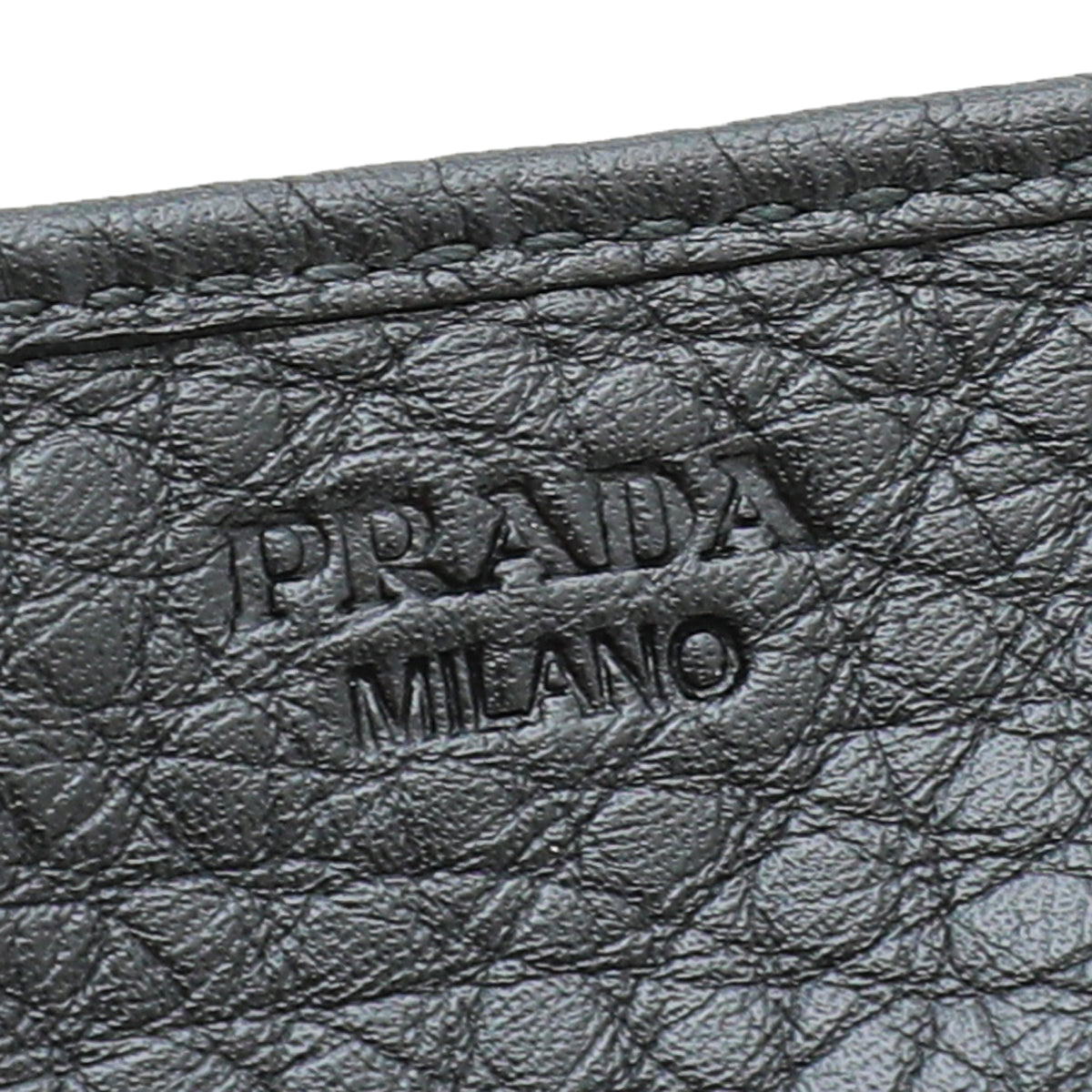 Prada Black Long Flap Wallet