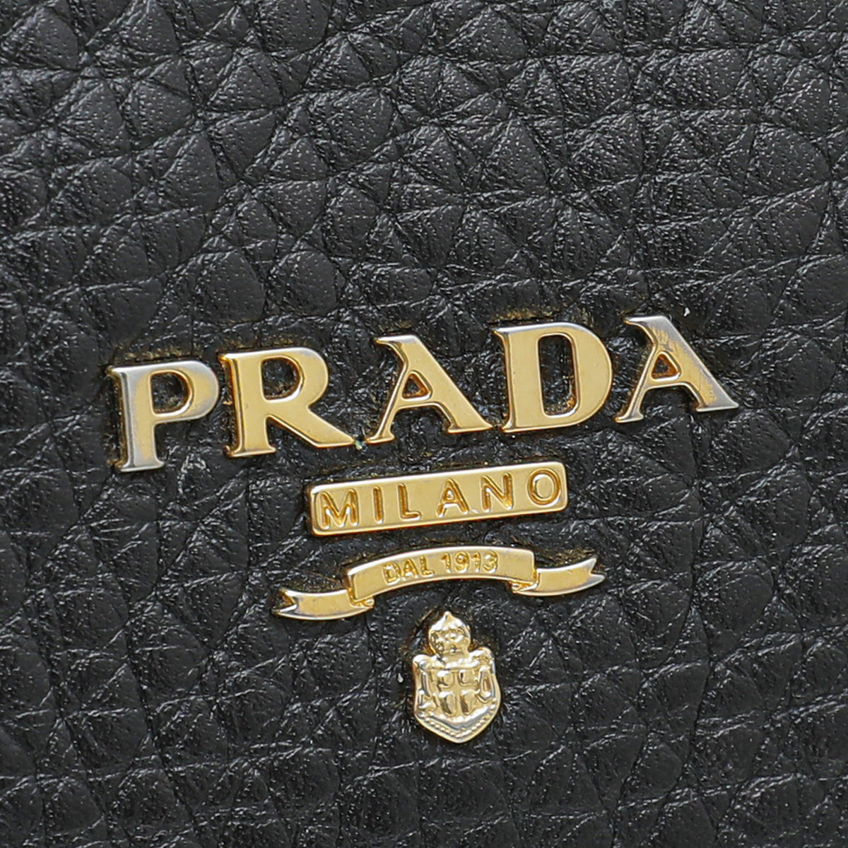 Prada Black Long Flap Wallet